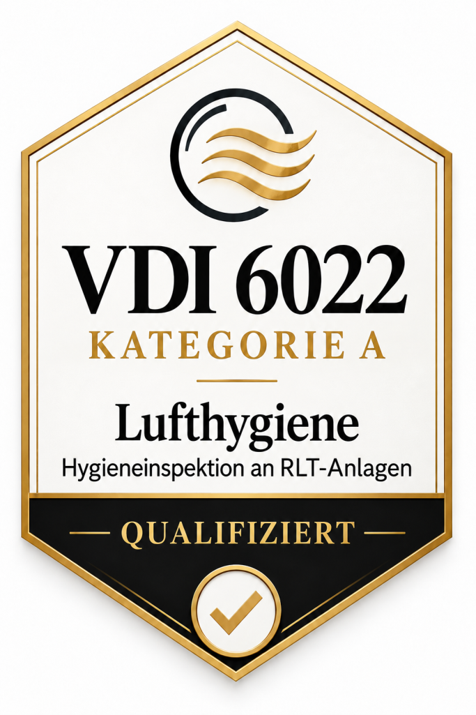 VDI 6022 Kategorie A – RLT-Hygiene VDI 6022 Kategorie A für RLT-Hygiene und Hygieneinspektionen raumlufttechnischer Anlagen